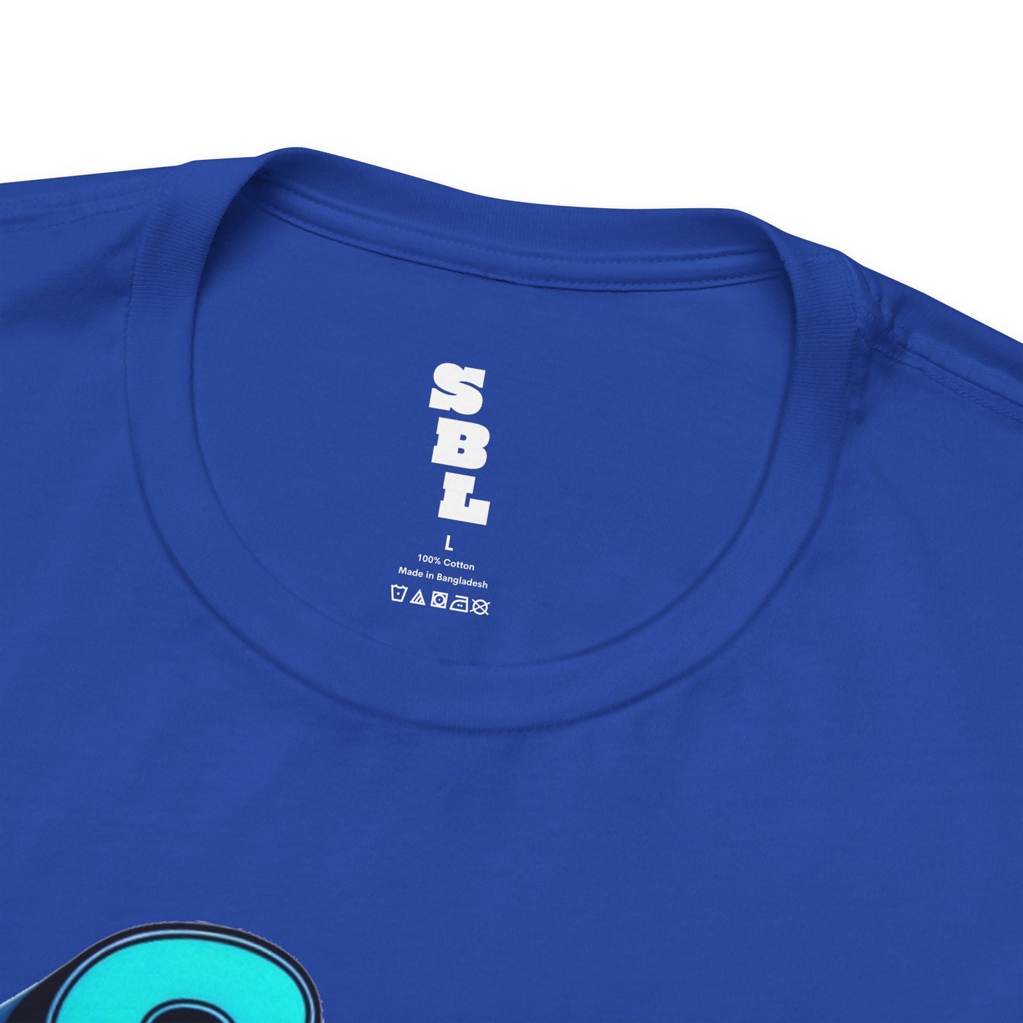 STOP BEING LAZY "BLUE SPLASH" T-SHIRT
