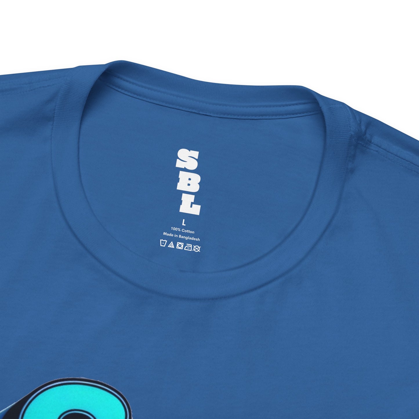 STOP BEING LAZY "BLUE SPLASH" T-SHIRT