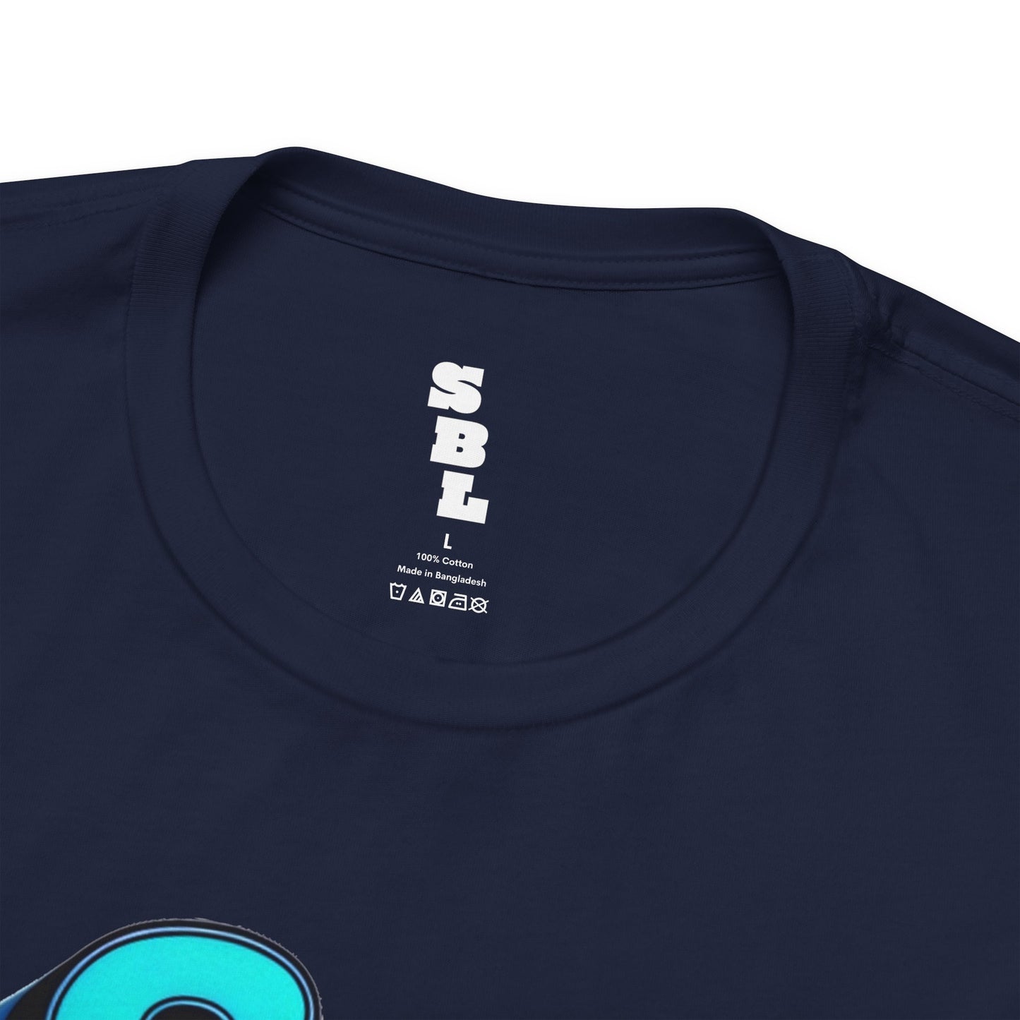 STOP BEING LAZY "BLUE SPLASH" T-SHIRT