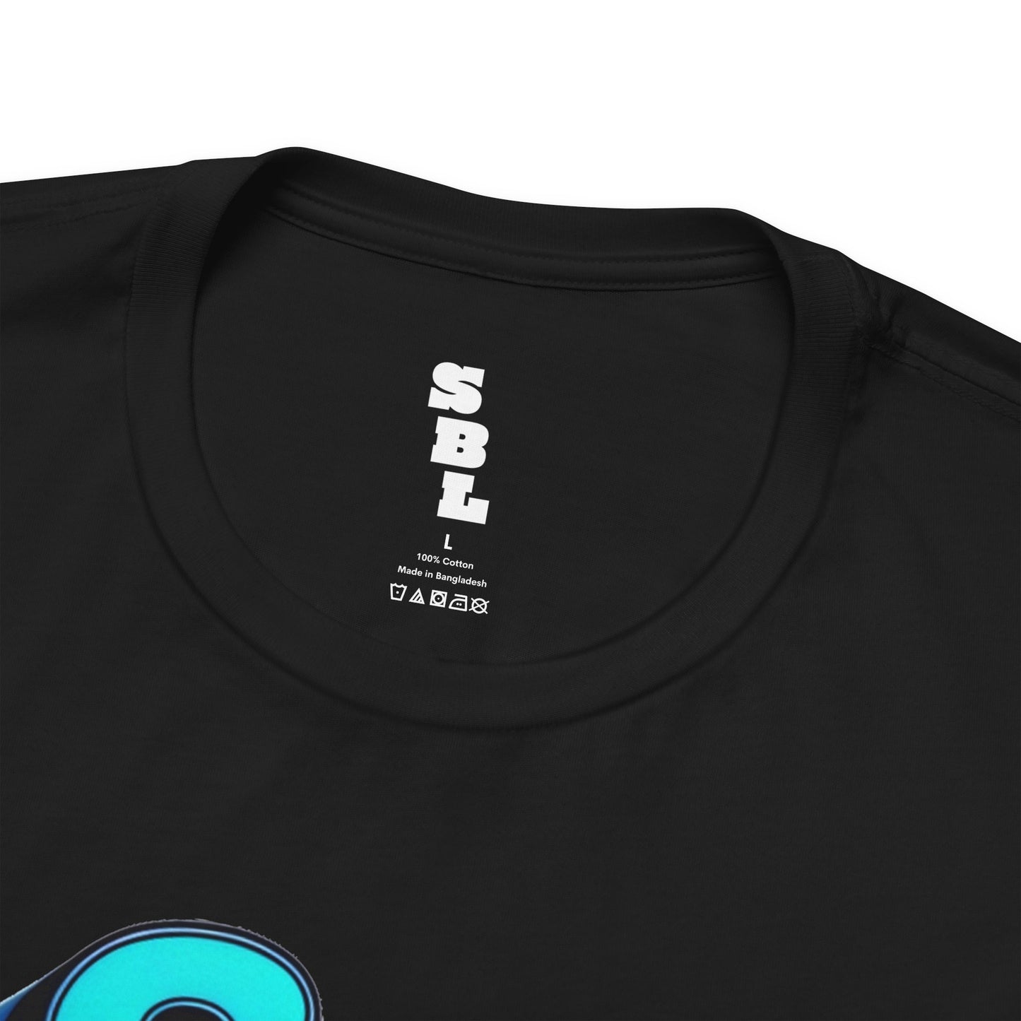 STOP BEING LAZY "BLUE SPLASH" T-SHIRT